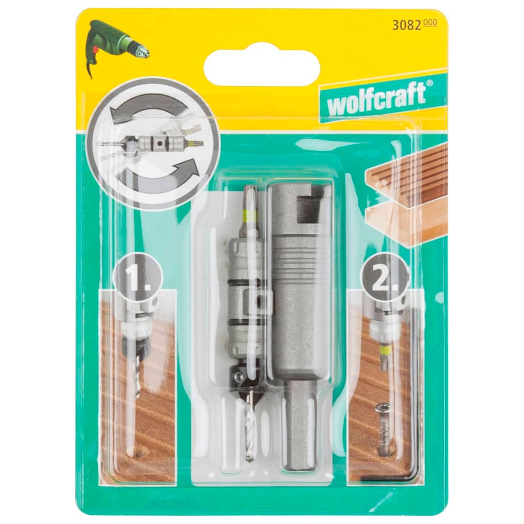 wolfcraft 5 Piece Flip Bit Starter Set